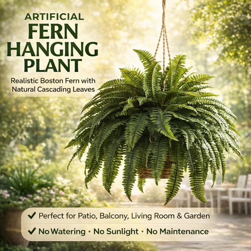 🔥Last Day 75% OFF--🌿UV Resistant Lifelike Artificial Boston Fern
