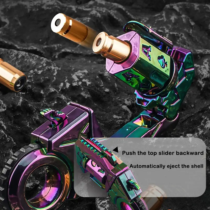 7 In 1 Agent Metal Fidget Blaster Heavyweight Pocket Toy Viral Fidget Toy, ADHD Tool, Asmr Toy, Ideal Gifts And Collections, Multiple Gameplay, Smooth Bearing