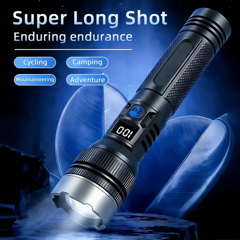 2-in-1 Strong Flashlight (Power Bank)