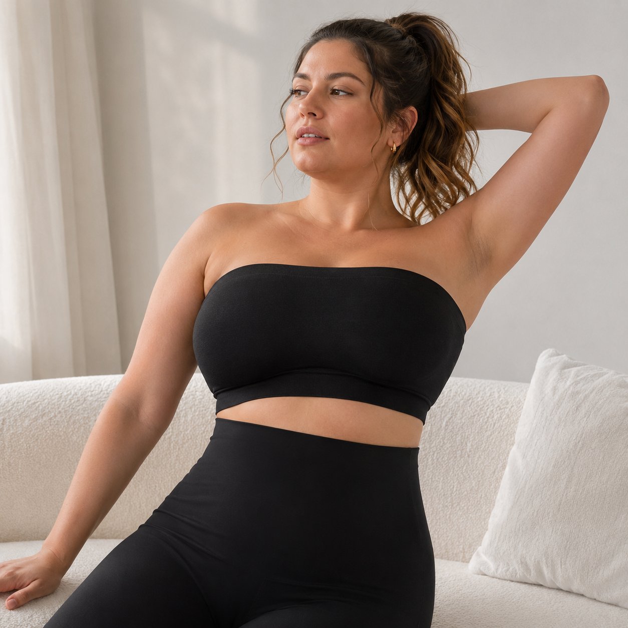 🔥LAST DAY 70% OFF -✨ Convertible Strapless Bandeau Bra with Wireless Comfort, Anti-Slip Grip 👍Suitable for All Body Types