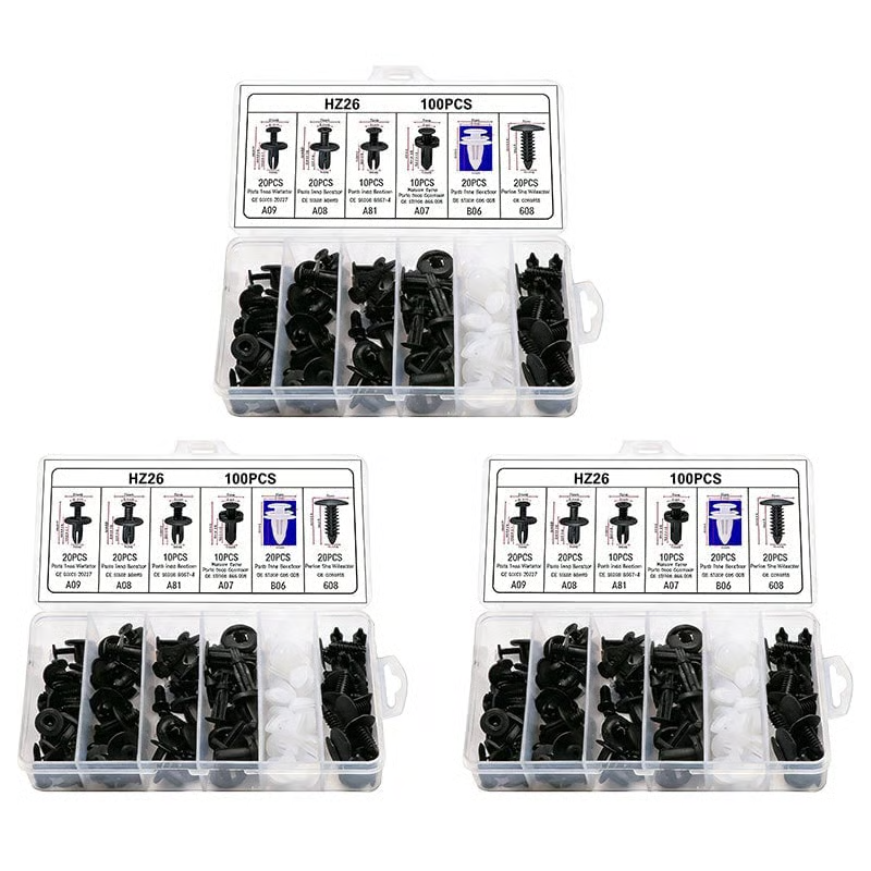 Car Bumper Retainer Clips Set