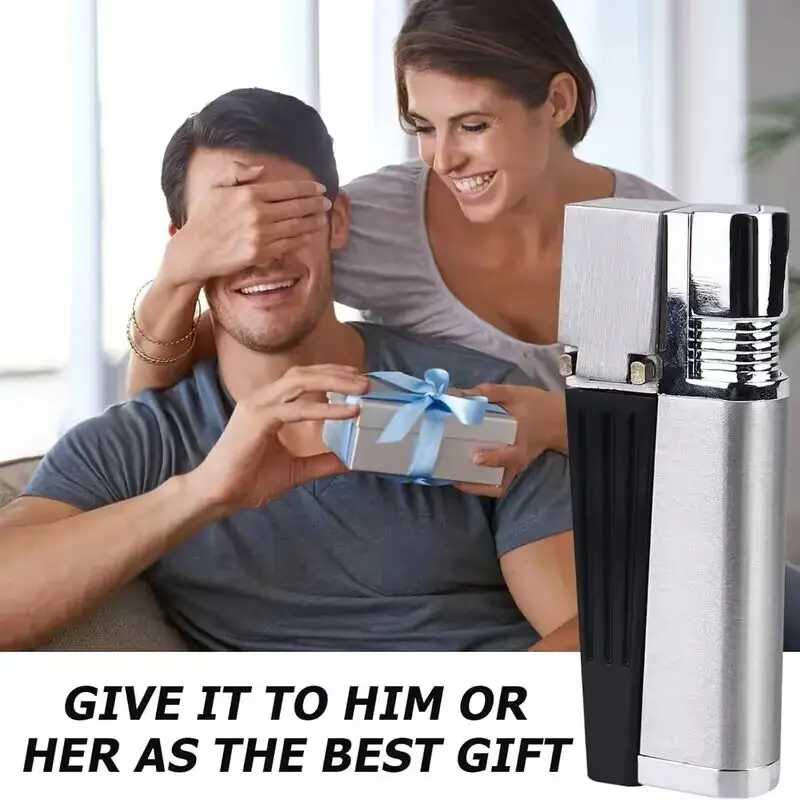 Vintage Mechanical Metal Lighter - Steampunk Rotatable & Foldable Igniter | Retro Desk Decor | Unique Men's Gift