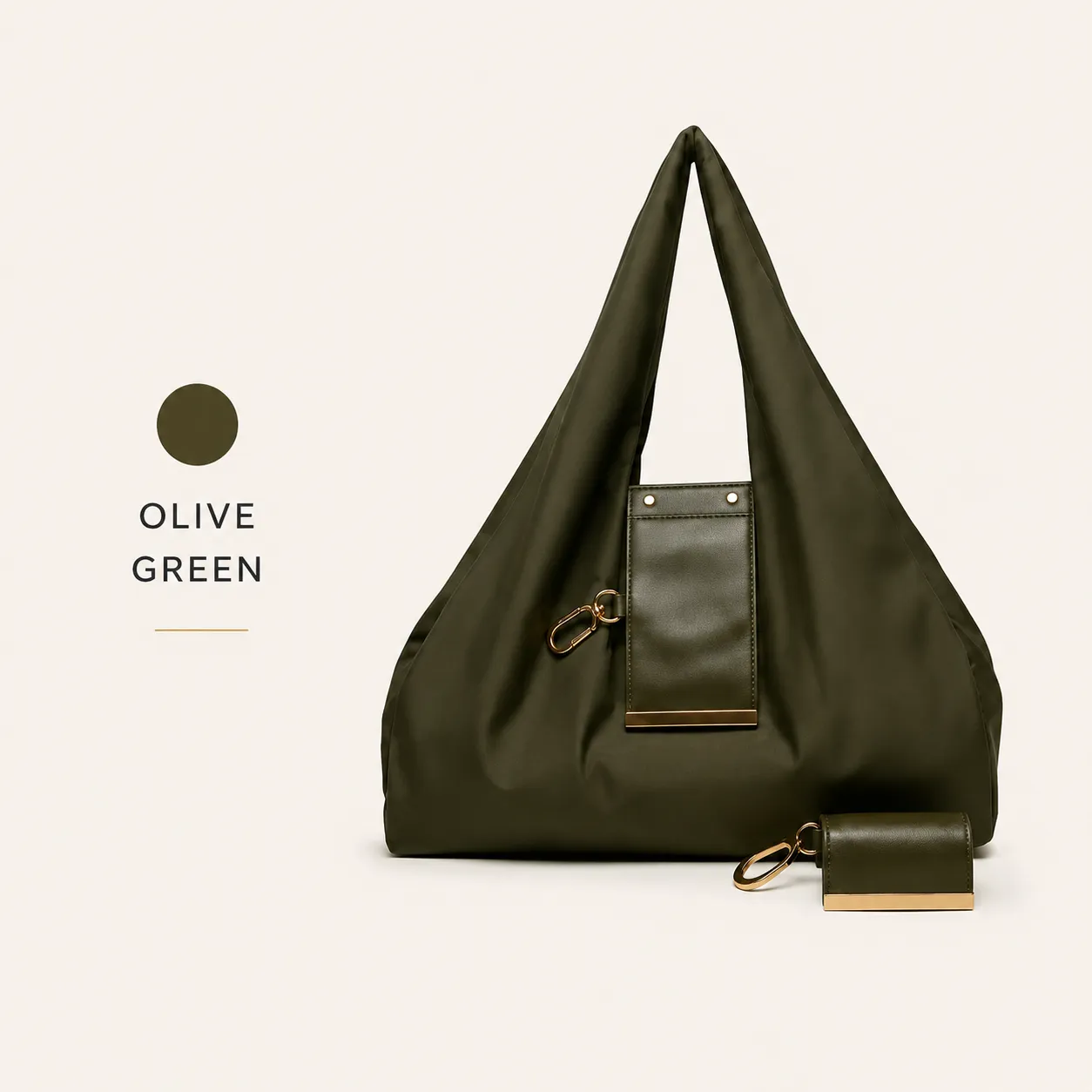 Transformable Bag – Stylish Vegan Leather Tote & Keychain Charm