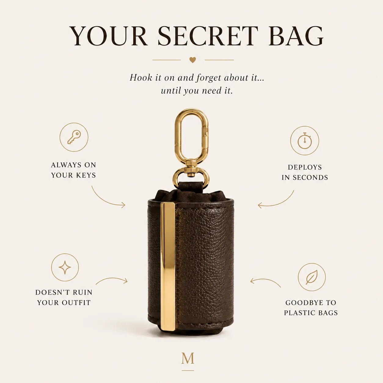 Transformable Bag – Stylish Vegan Leather Tote & Keychain Charm