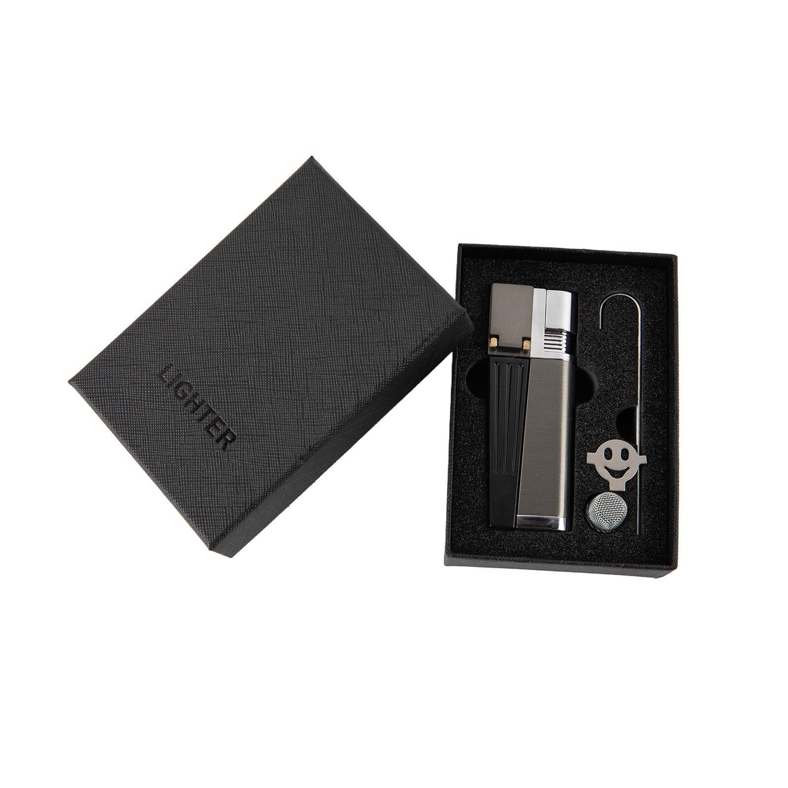 Vintage Mechanical Metal Lighter - Steampunk Rotatable & Foldable Igniter | Retro Desk Decor | Unique Men's Gift