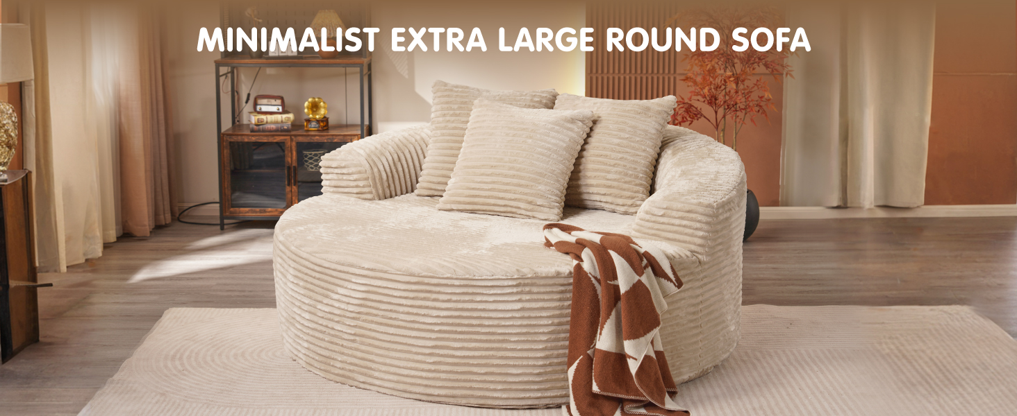 Cloud Sectional Couch with L-Shape Chaise