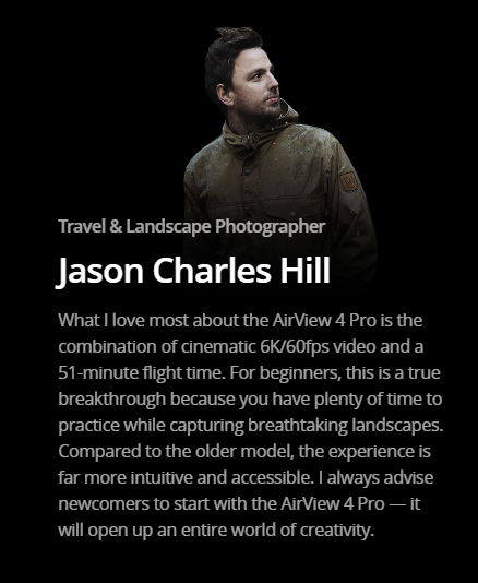 AirView Pro 4 Tripple Camera &ndash; Next-Gen Drone for Beginners with Professional Power