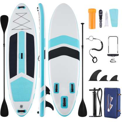 Sweetcrispy Inflatable Paddleboard with Premium Accessories for Outdoor Surfing