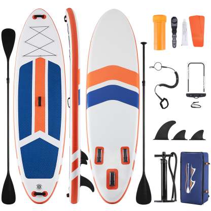 Sweetcrispy Inflatable Paddleboard with Premium Accessories for Outdoor Surfing