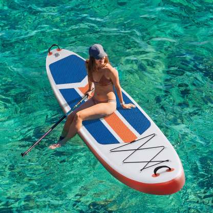 Sweetcrispy Inflatable Paddleboard with Premium Accessories for Outdoor Surfing
