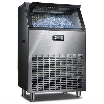 Cowsar Commercial Cube Ice Maker 100/200/265lbs/24H, 33lbs Storage Bin