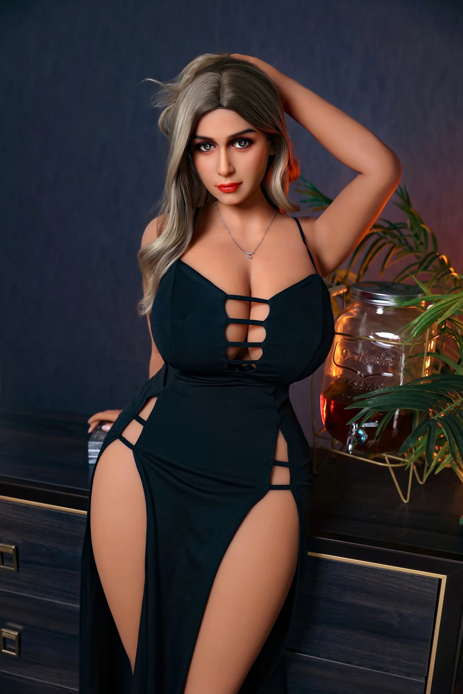 Daphne Latin-Style AI Sex Doll – Big Booty Life-Sized Torso, 5-Point Touch Sound & AI Voice Interaction