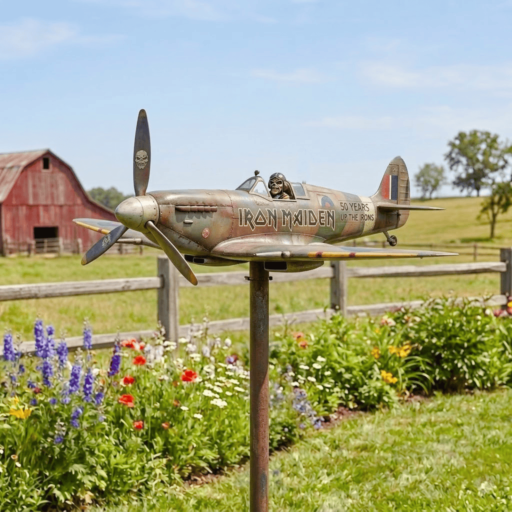 🔥LAST DAY 50% OFF - Heavy Metal 50th Anniversary Commemorative Garden Wind Spinner💀🎸