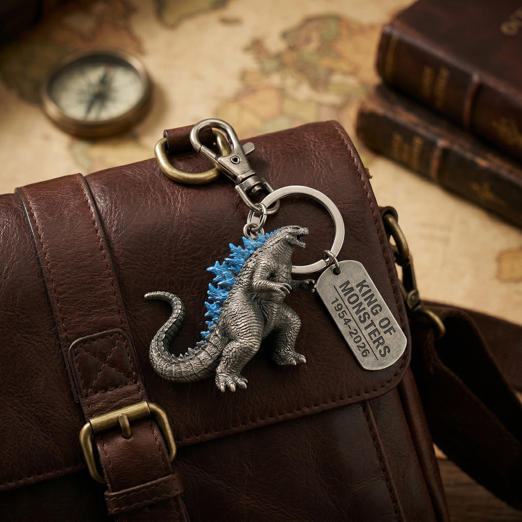 🔥LAST DAY 49 % OFF🔥King of Monsters 72th Anniversary keychain