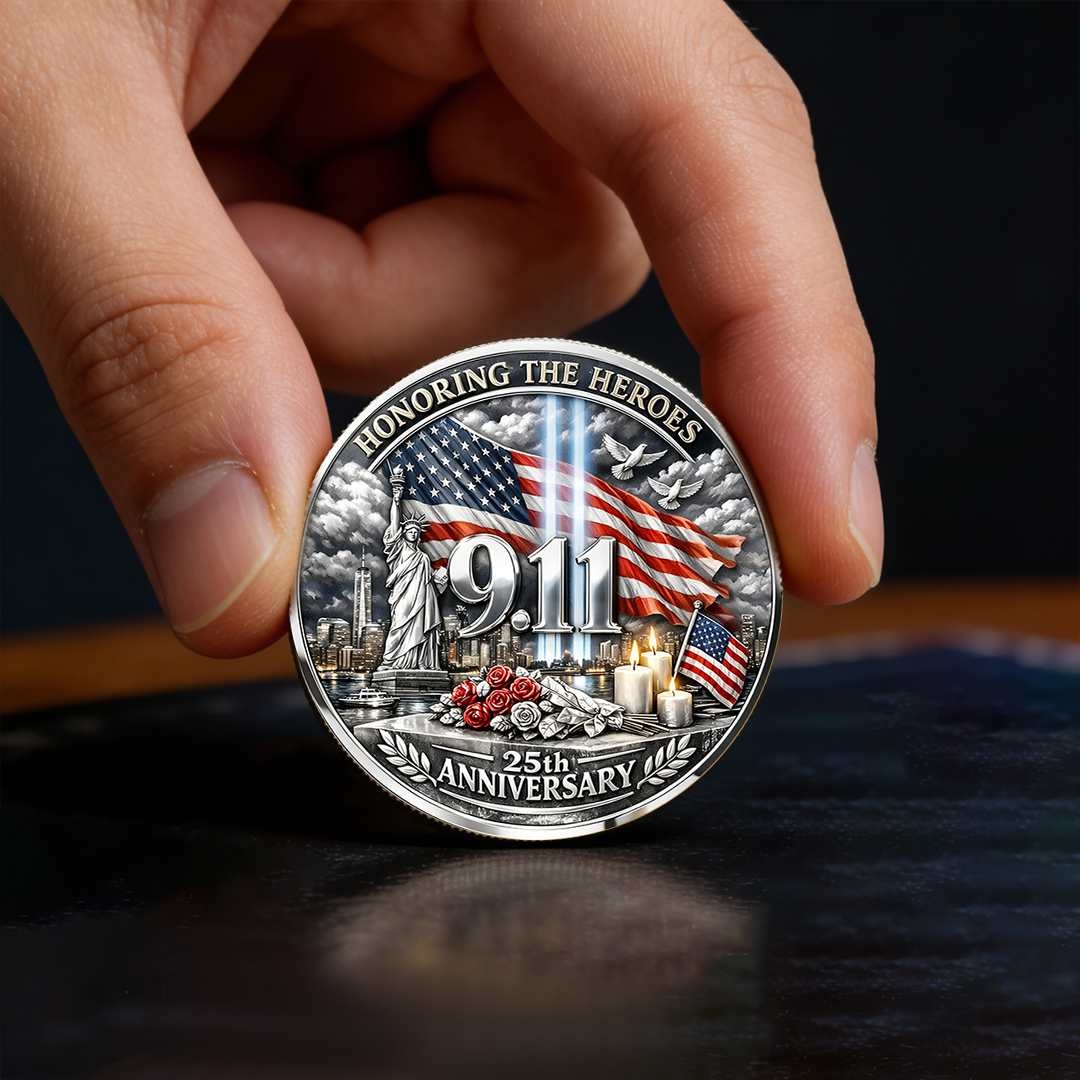 ❤️Last Day 60% OFF -9/11 Never Forget -25th Anniversary Commemorative Coin