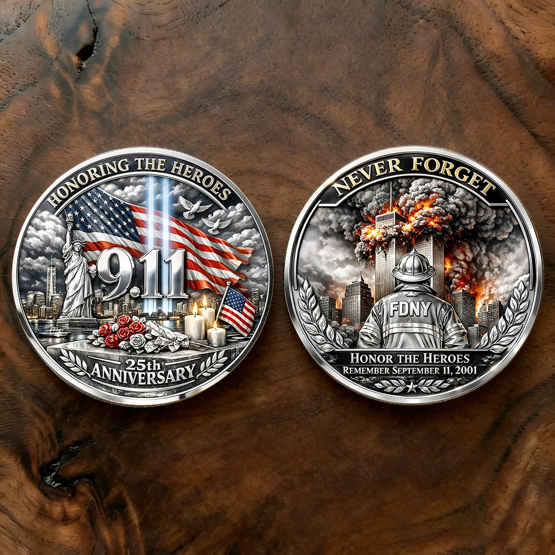 ❤️Last Day 60% OFF -9/11 Never Forget -25th Anniversary Commemorative Coin