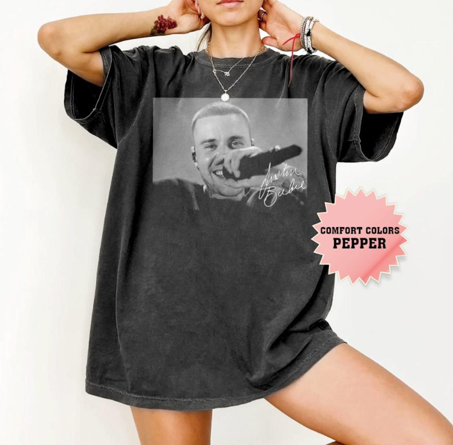Justin Bieber Live DAISIES V2 Comfort Colors Shirt