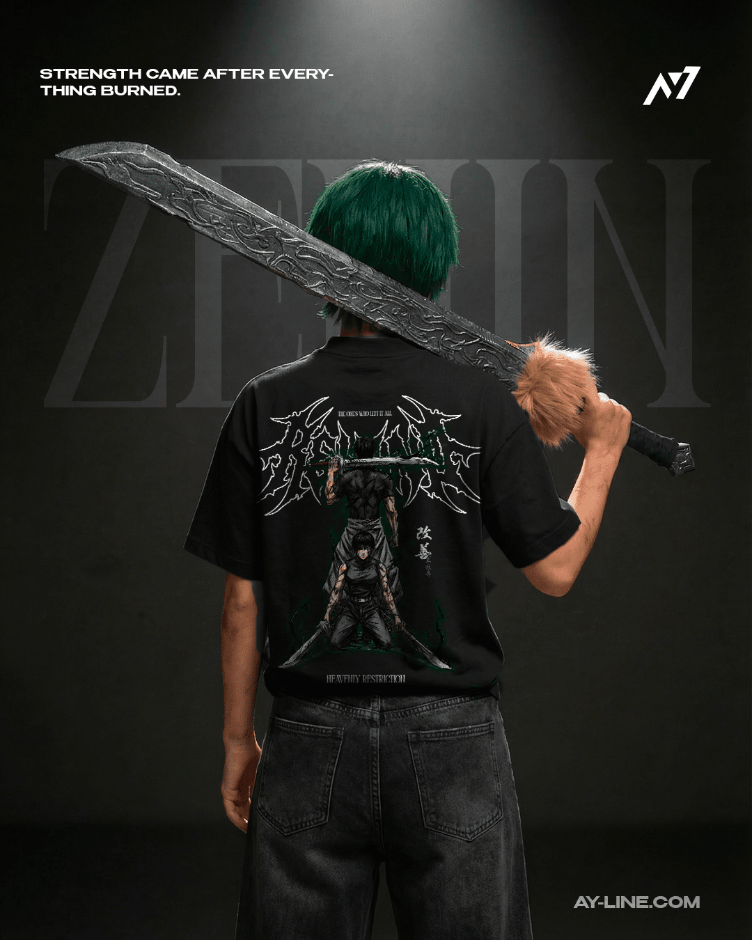 Heavenly Restriction Heavyweight Streetwear Shirt-MOSSCIU