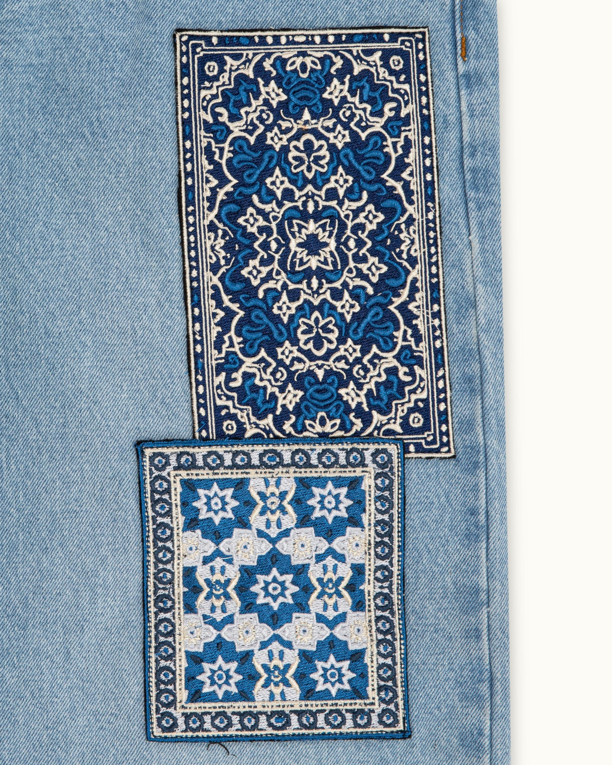 Rug Patchwork Denim-MOSSCIU