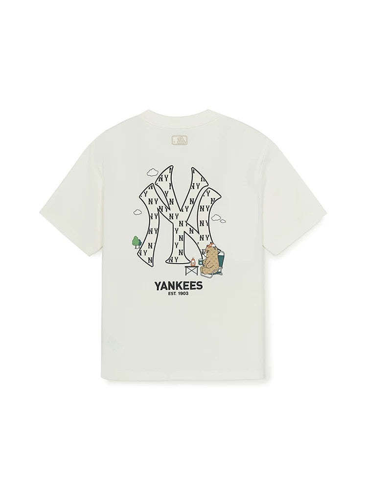 MLB Kaos Logo Seri Huruf, Unisex '"COD '" M-240 Ada 2 Pilihan Warna