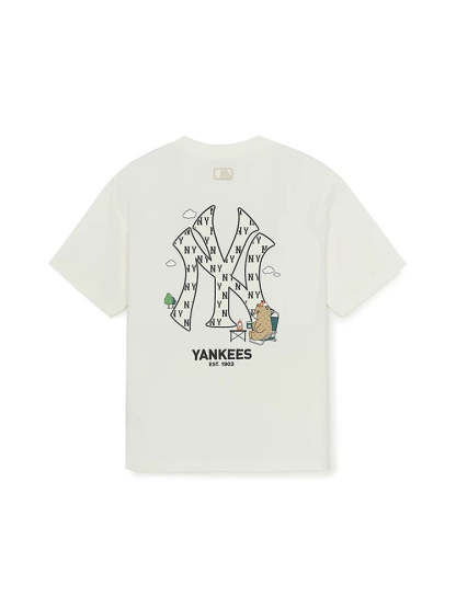 MLB Kaos Logo Seri Huruf, Unisex '"COD '" M-240 Ada 2 Pilihan Warna