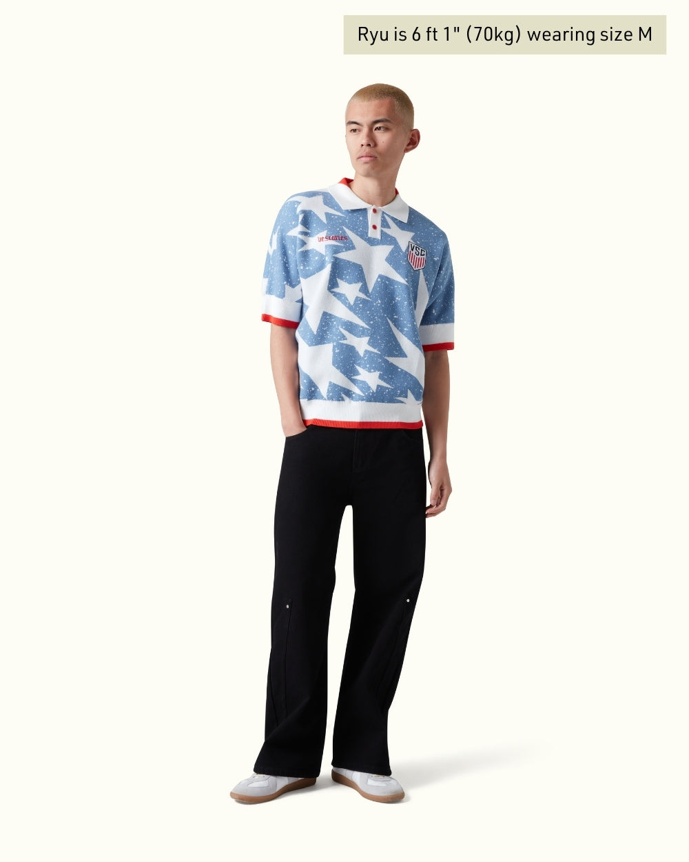 USA Knitted Jersey-MOSSCIU