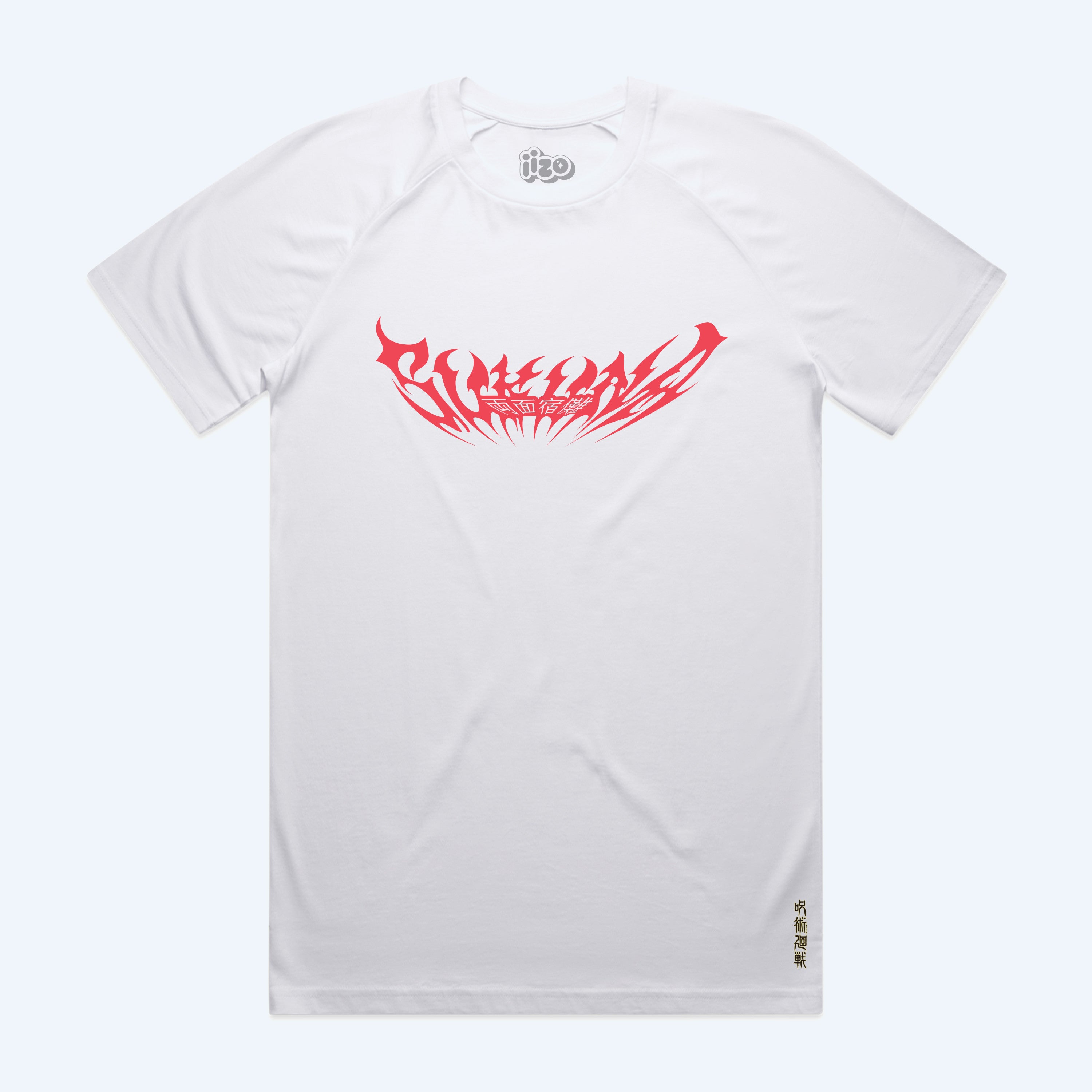 Jujutsu Kaisen Sukuna King of Curses Raglan T-Shirt-MOSSCIU