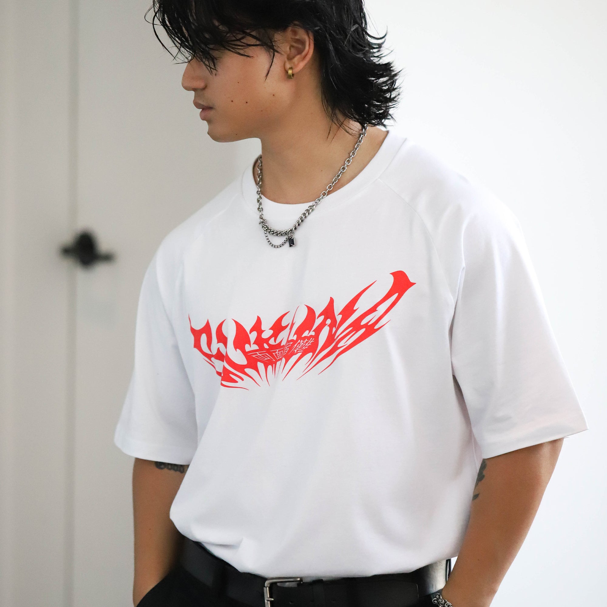 Jujutsu Kaisen Sukuna King of Curses Raglan T-Shirt-MOSSCIU