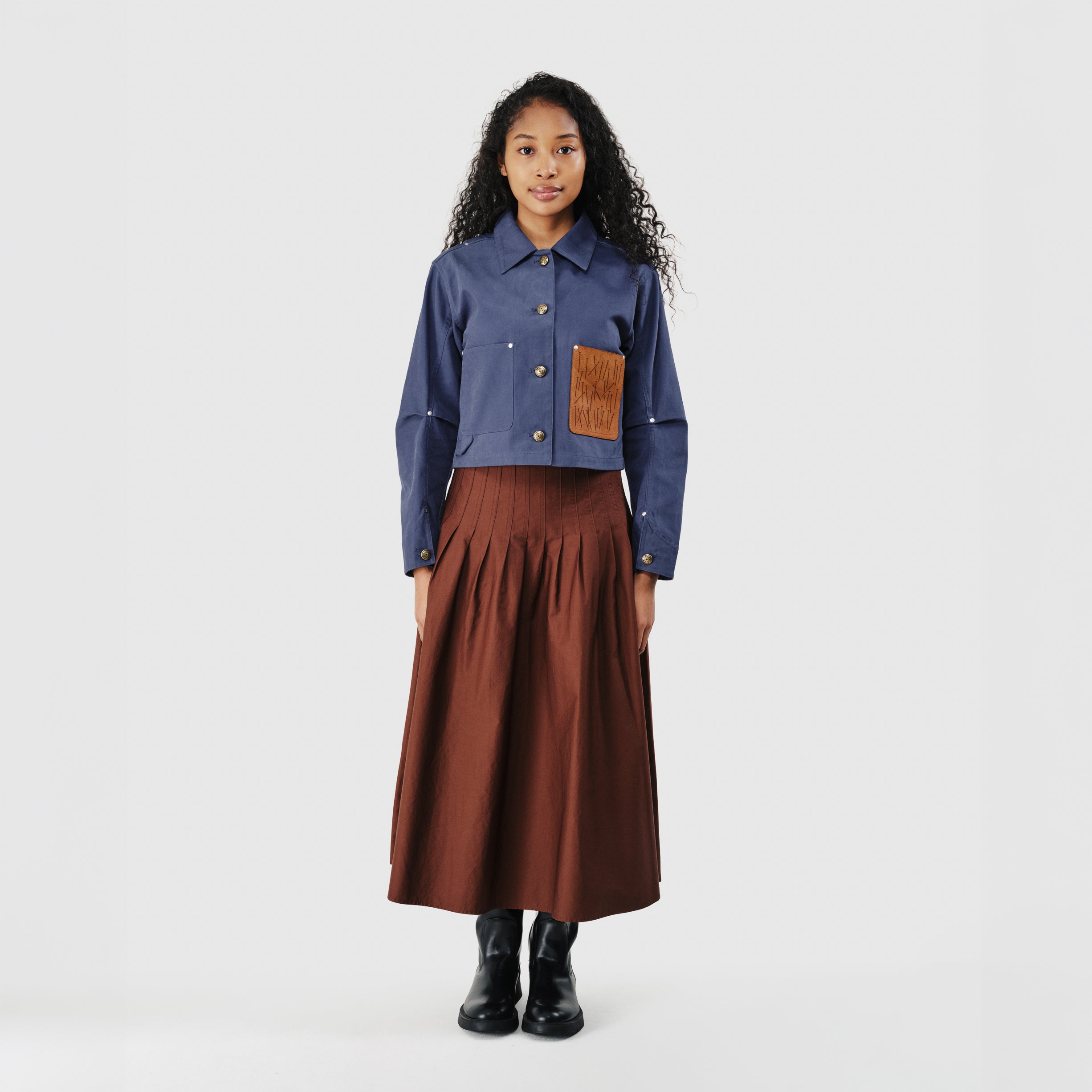 JUJUTSU KAISEN Subtitle Nobara Workwear Jacket-MOSSCIU