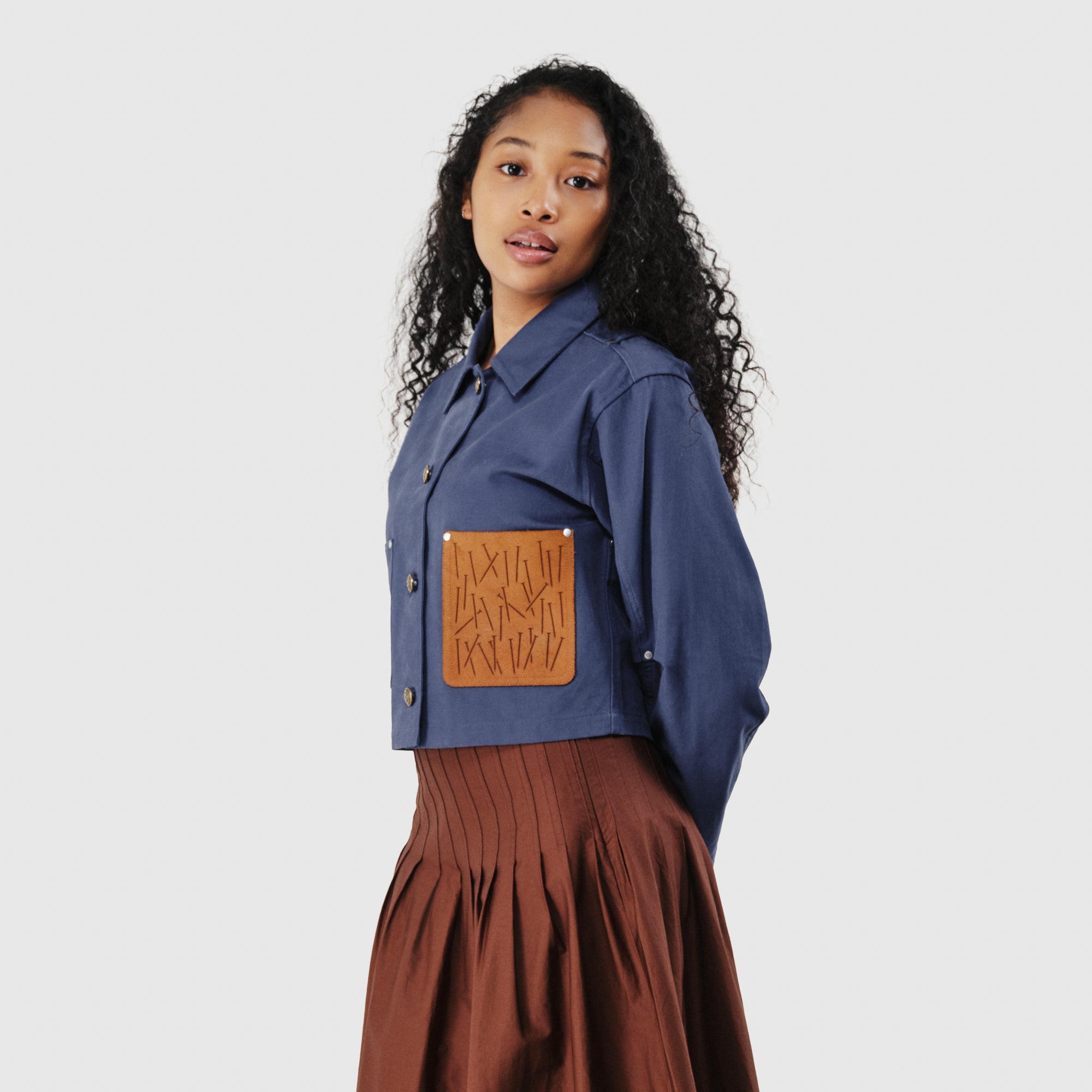 JUJUTSU KAISEN Subtitle Nobara Workwear Jacket-MOSSCIU