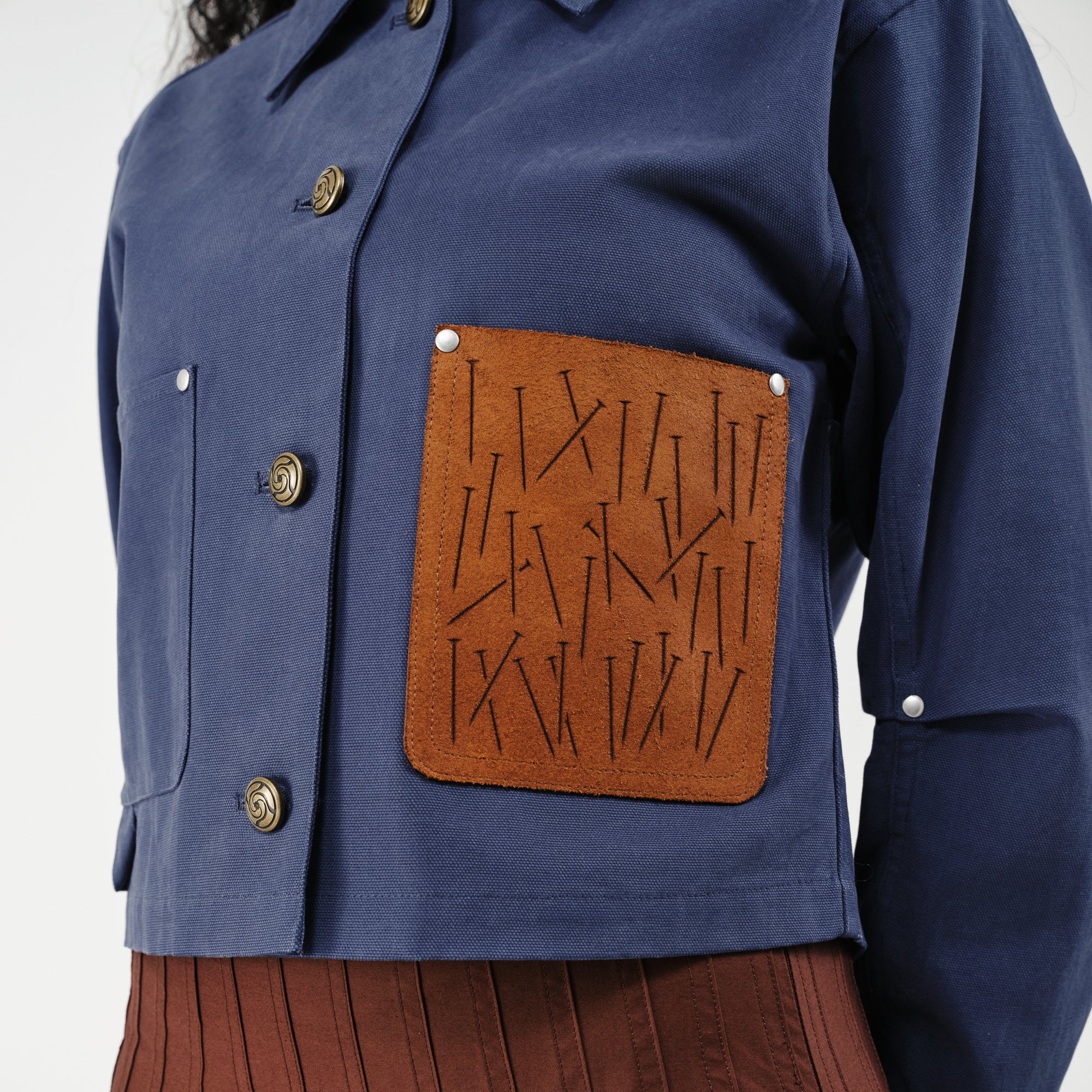 JUJUTSU KAISEN Subtitle Nobara Workwear Jacket-MOSSCIU