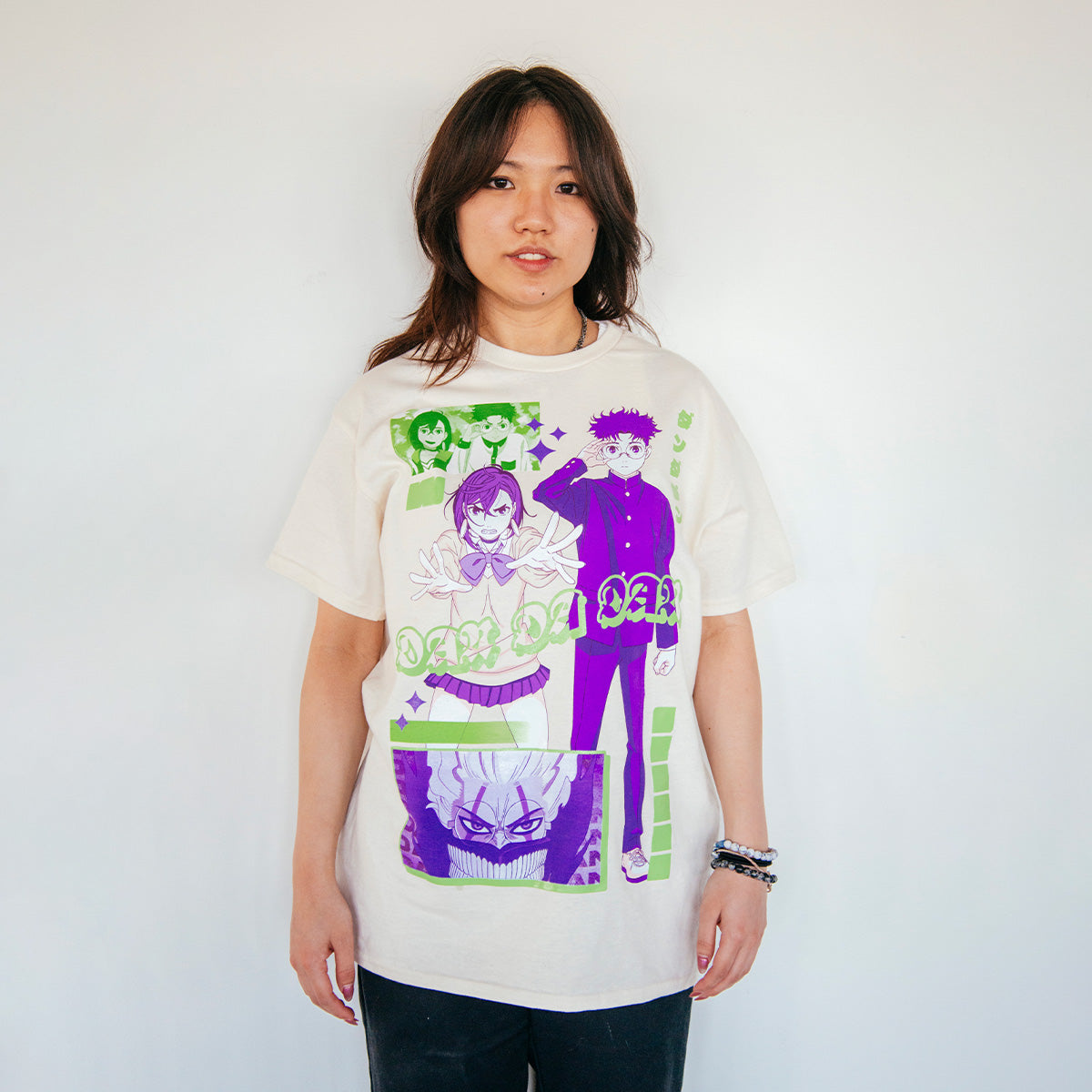 DAN DA DAN Okarun and Momo Glow T-Shirt-MOSSCIU