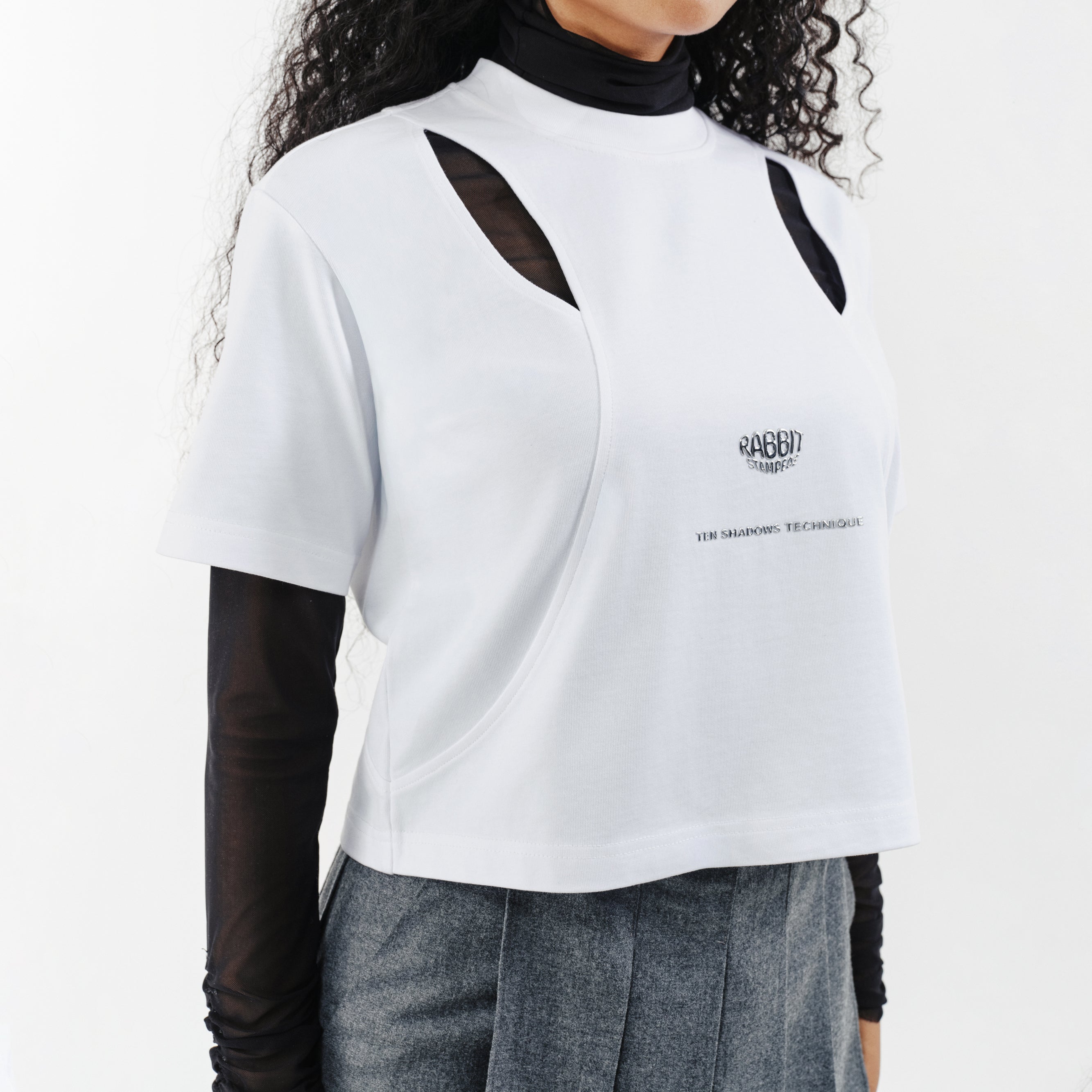 JUJUTSU KAISEN Subtitle Megumi Rabbit Stampede T-shirt-MOSSCIU