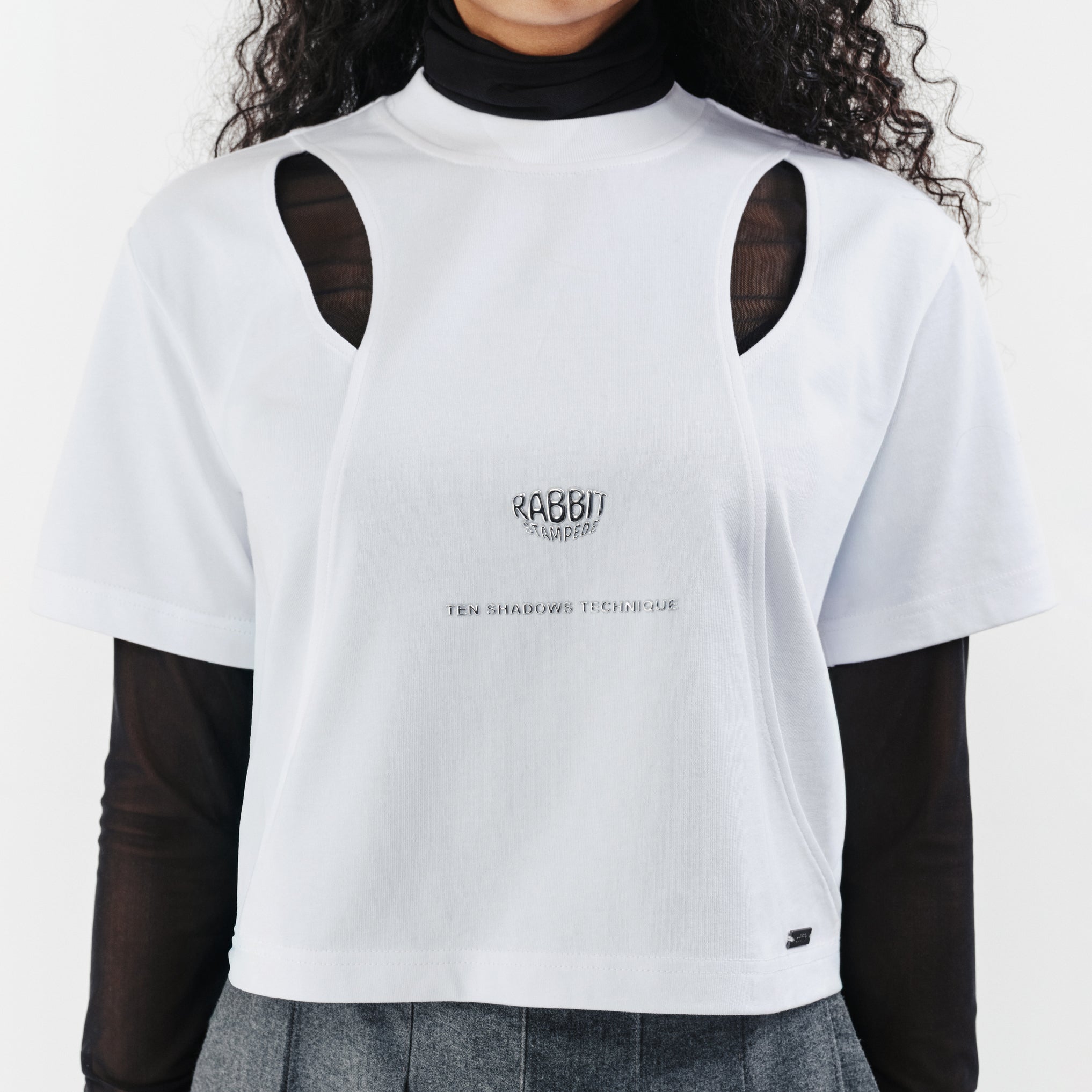 JUJUTSU KAISEN Subtitle Megumi Rabbit Stampede T-shirt-MOSSCIU