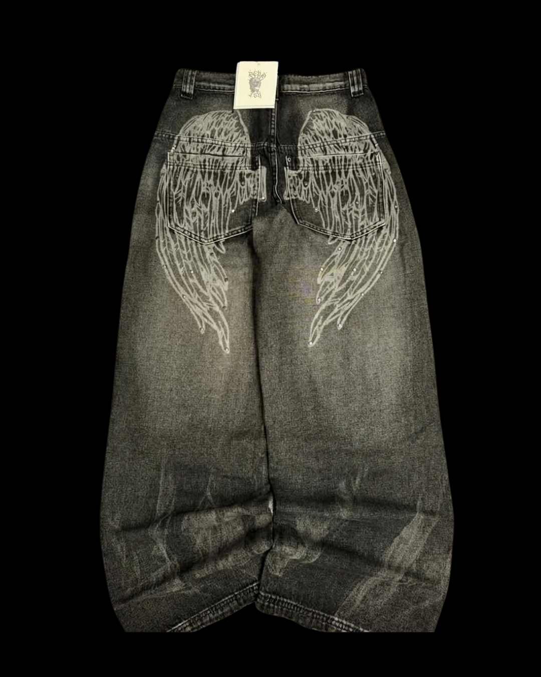 'WINGED' JEANS-MOSSCIU