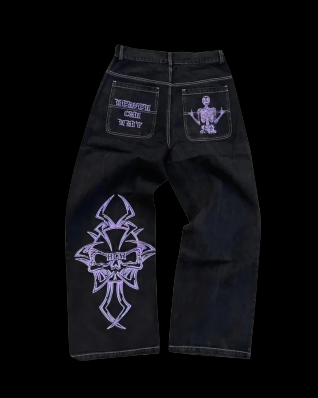 'SKELETAL' JEANS-MOSSCIU