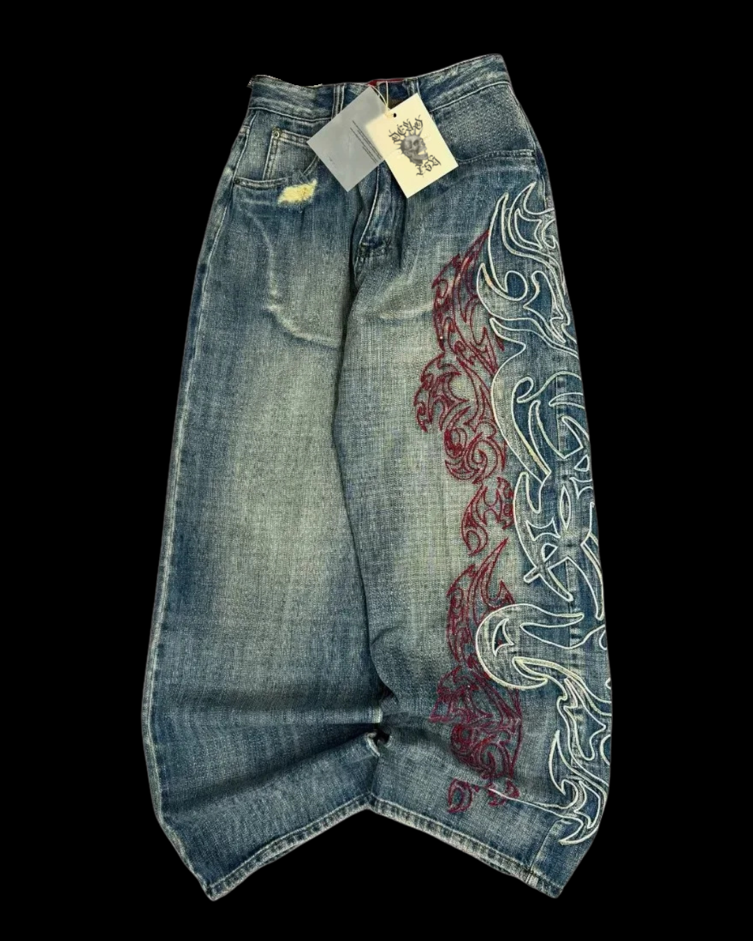 'ETCHED' JEANS-MOSSCIU