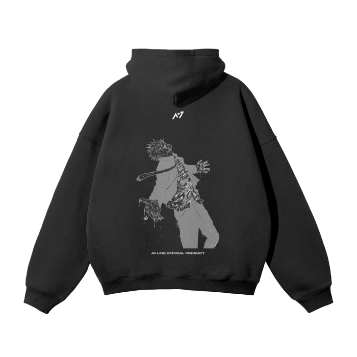 RCT Resurrection Streetwear Hoodie Black and Grey-MOSSCIU