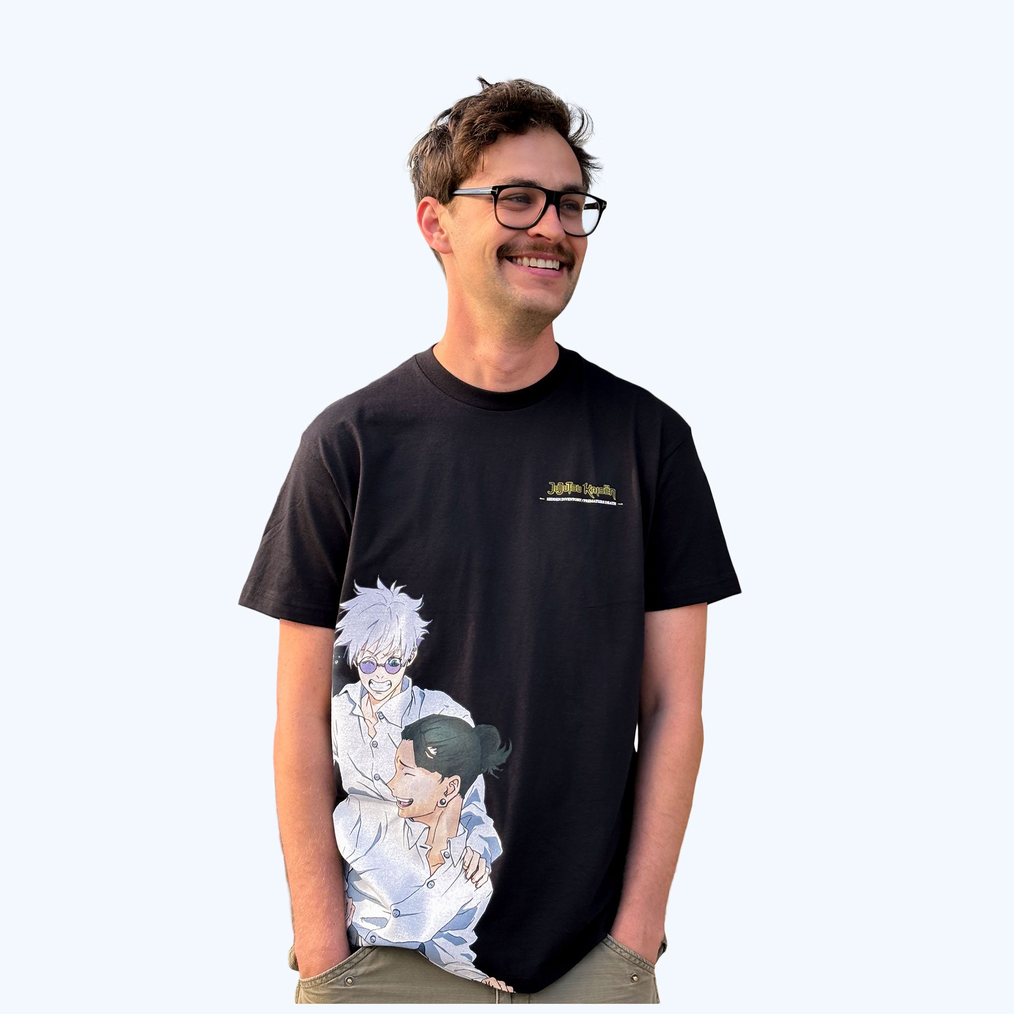 JUJUTSU KAISEN Gojo Geto Bike Tee-MOSSCIU