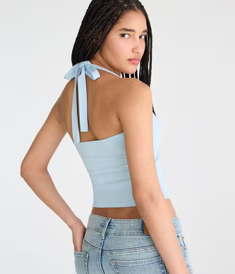 Seriously Soft Palm Trees Everyday Halter Top