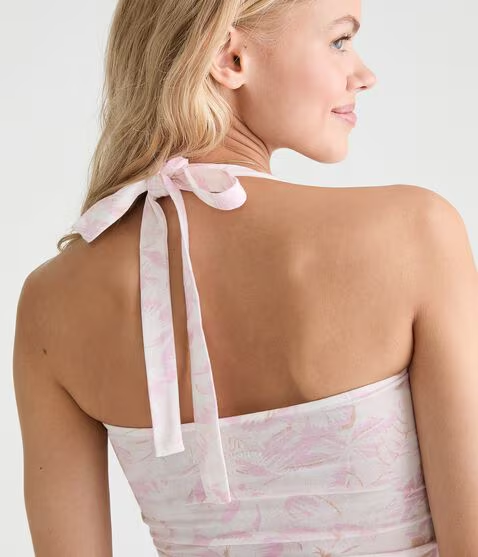 Seriously Soft Hibiscus Everyday Halter Top