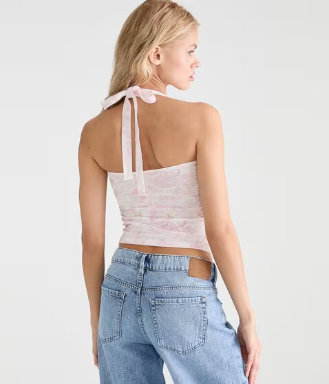Seriously Soft Hibiscus Everyday Halter Top