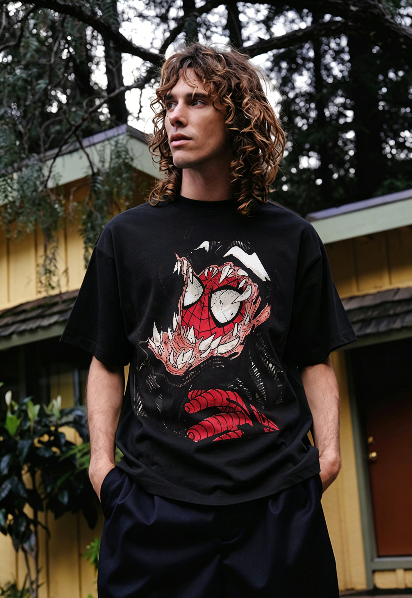 Spidey Street Exclusive "Symbiote Chaos" Graphic Tee