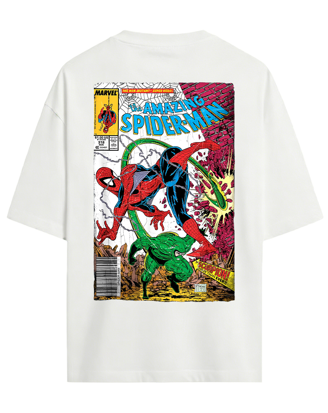 Vintage Comic Cover Oversized Graphic Tee