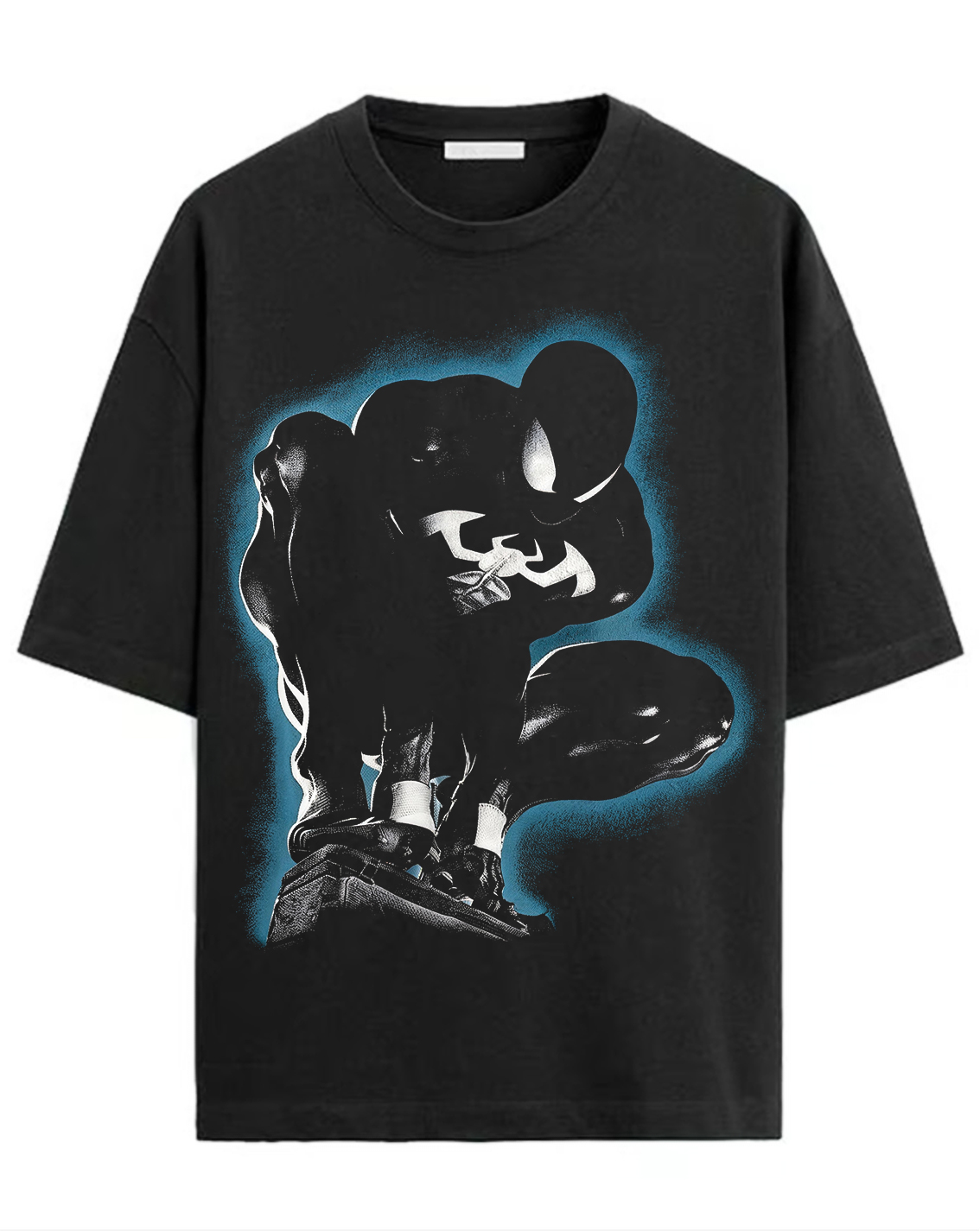 Spider-Man Symbiote Black Suit Oversized Graphic Tee