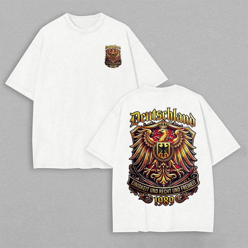Deutschland 1989 Eagle Crest Minimalist Heritage Tee