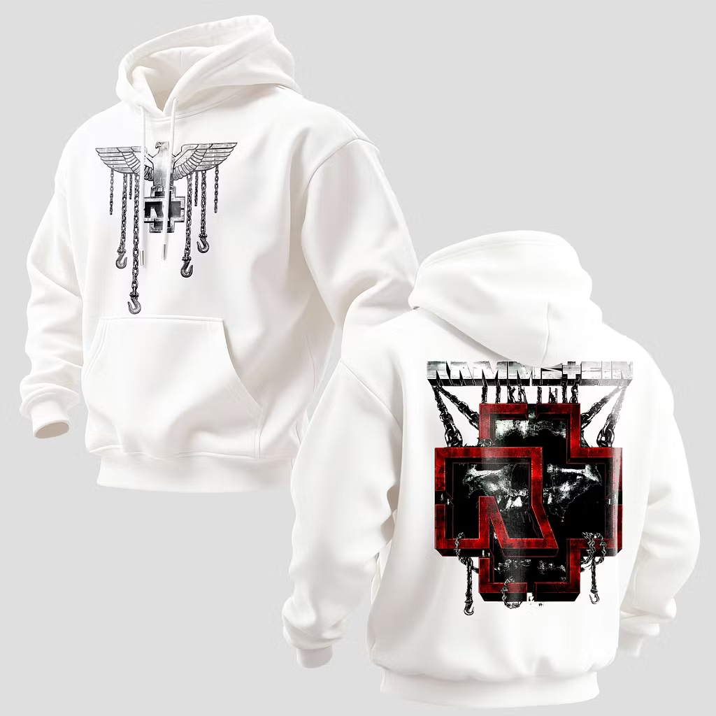 Eagle & Cross Minimalist Oversized Hoodie