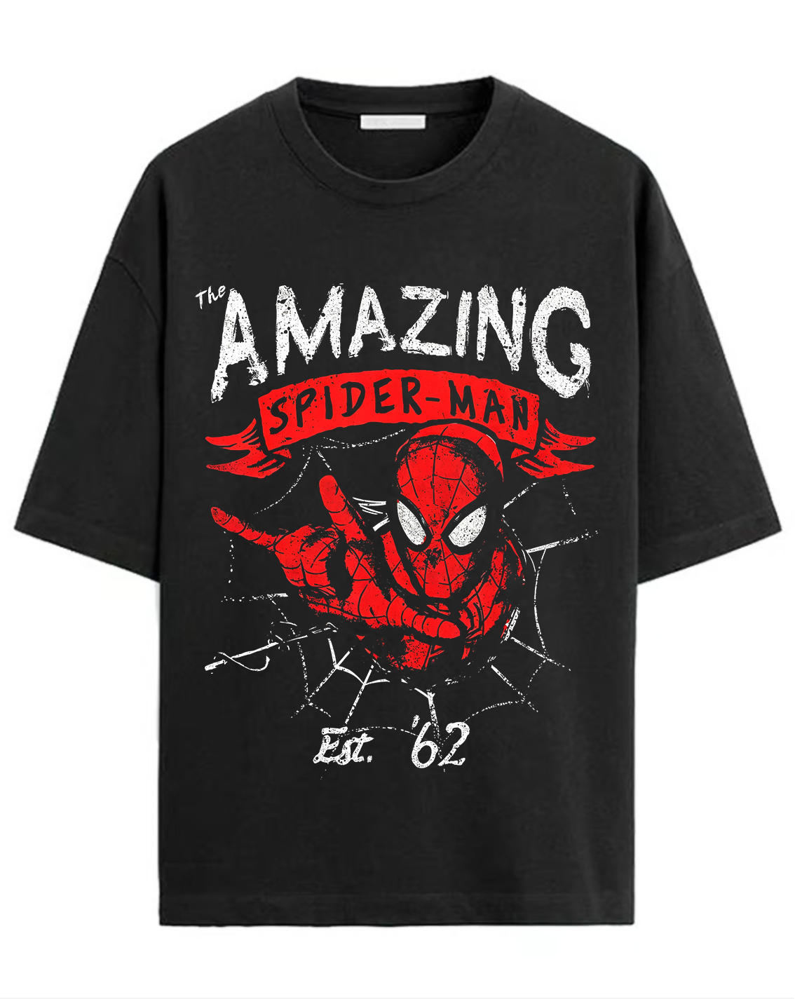 The Amazing Spider-Man Est. '62 Vintage Oversized Graphic Tee