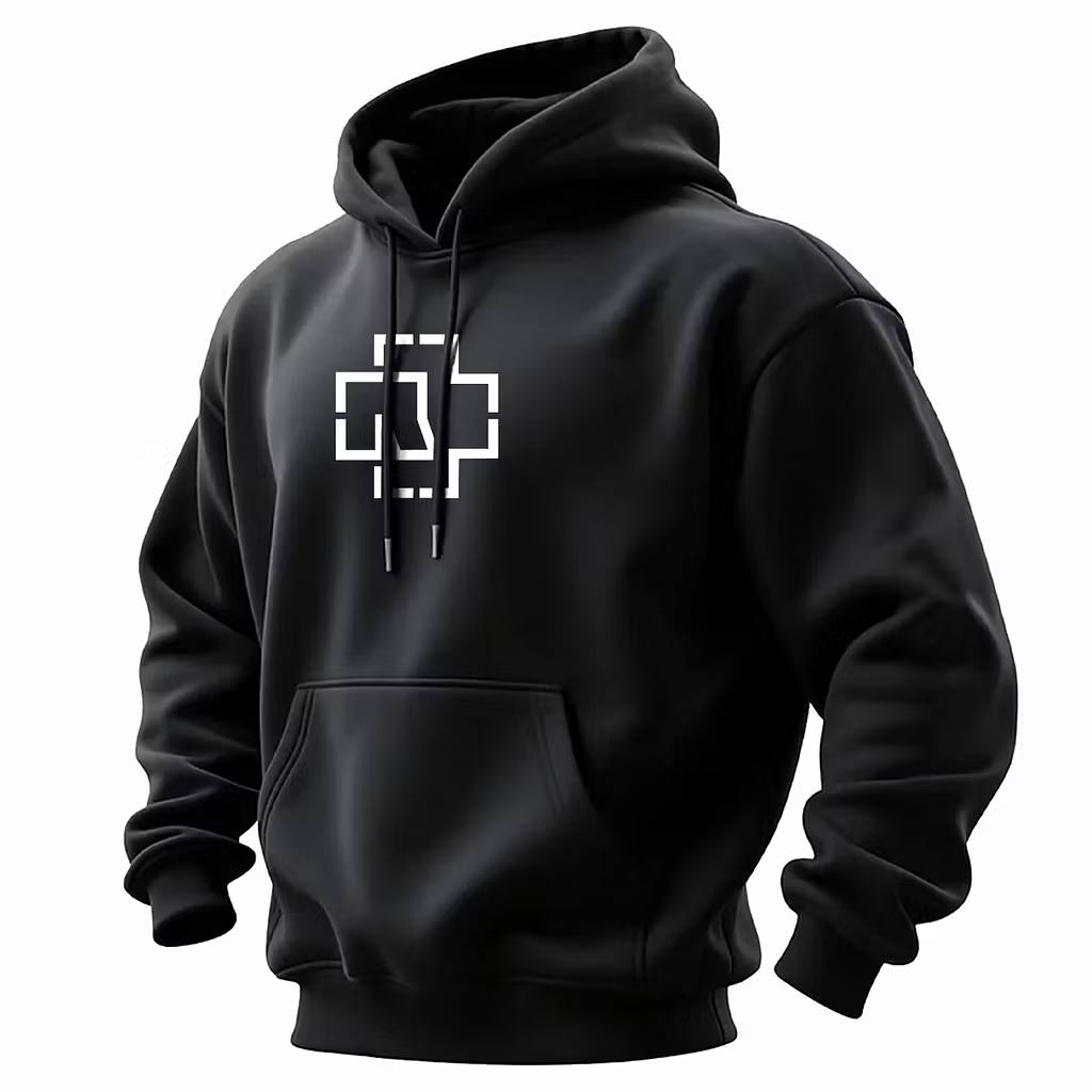 "Sehnsucht" Face & Cross Oversized Hoodie