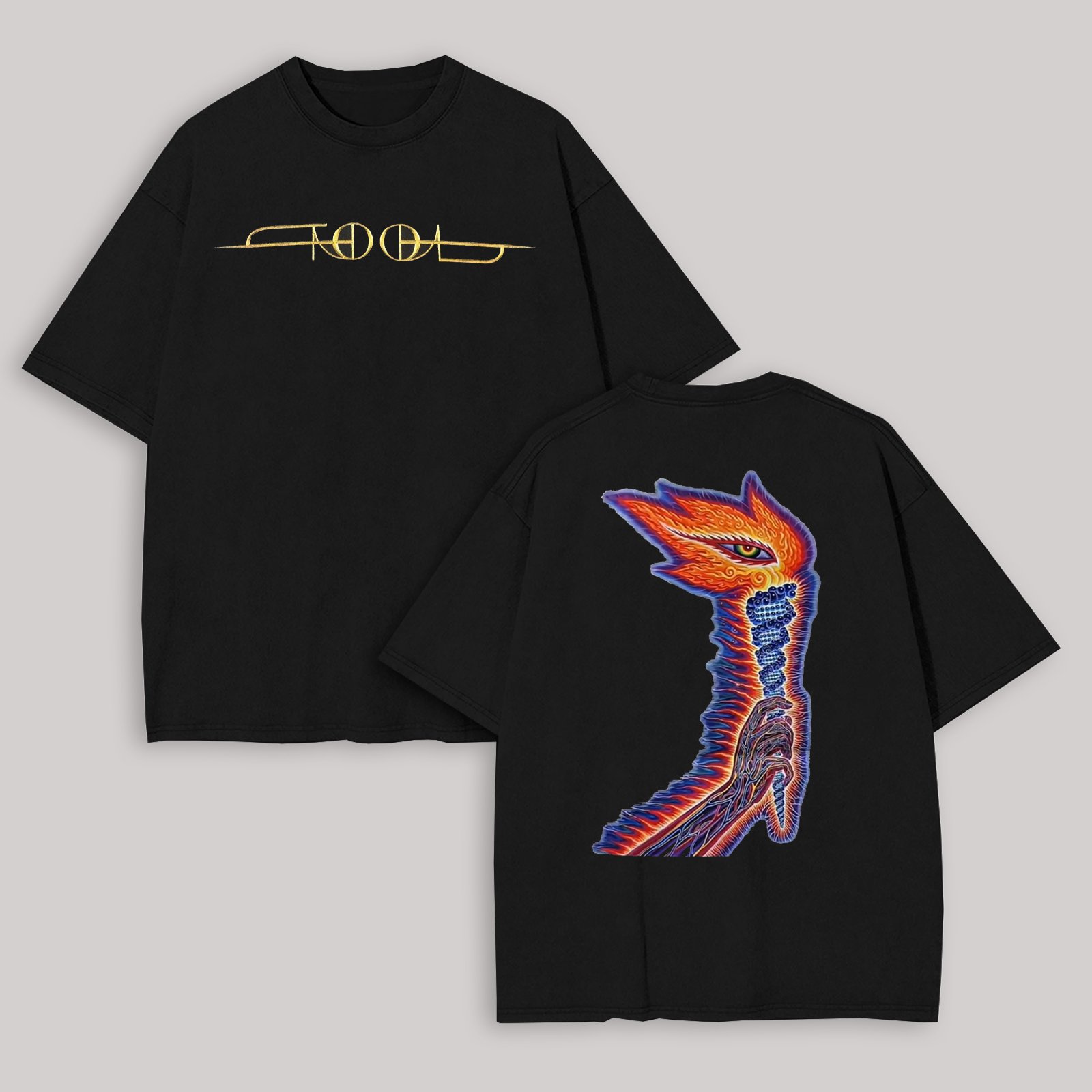  "Lateralus Phoenix" Oversized Rock Tee